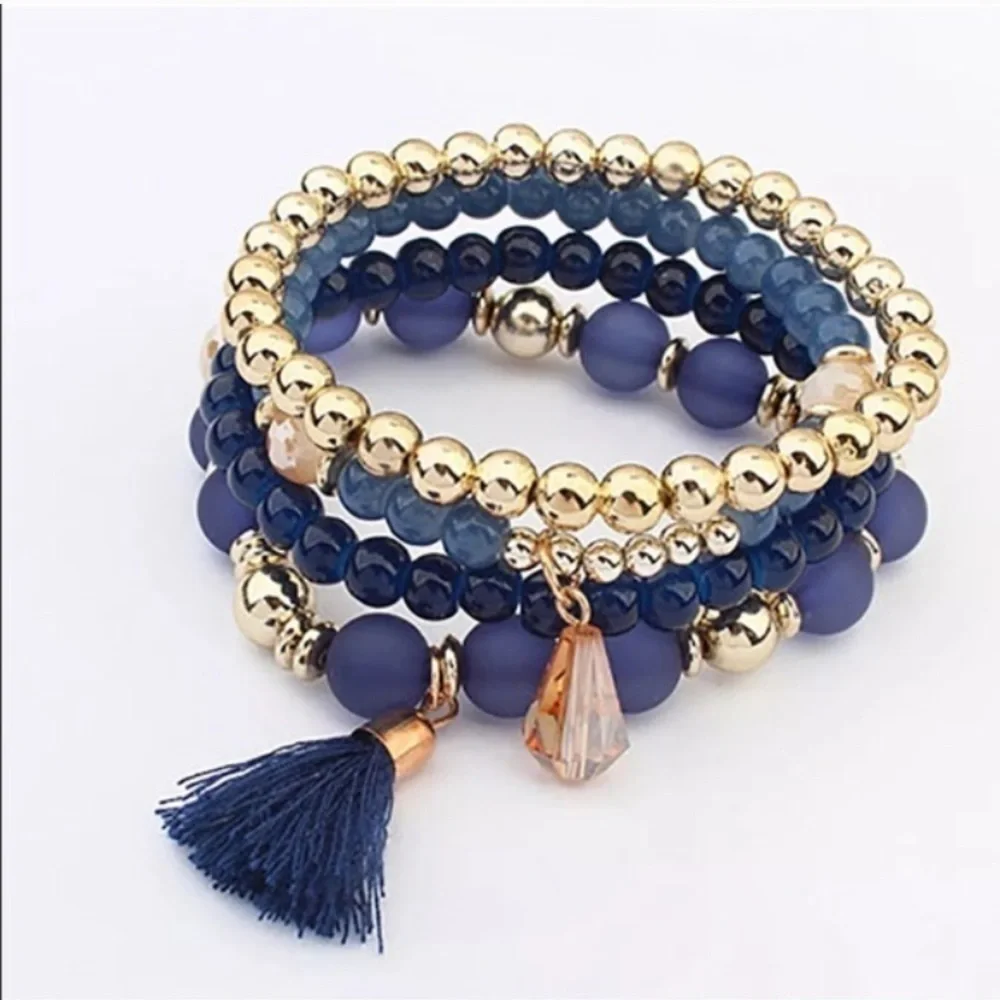 NEW!! Beaded Bracelet Stack Set